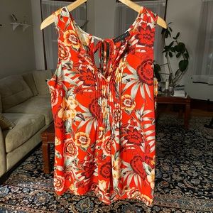 Sanctuary Red Floral Tank